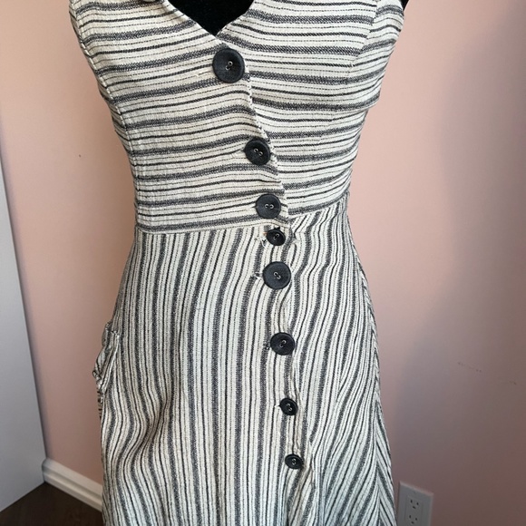 Edit Listing Anthropologie Eva Franco Stripe Utility Midi Dress - Picture 5 of 8